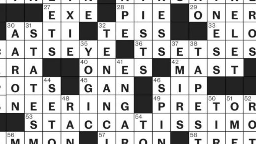 NYT Crossword